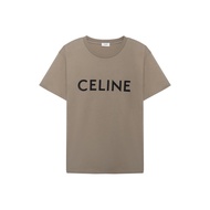 CELINE SS22 T Shirt Mens Coffee 2X681671Q-02KC