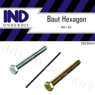 IND Hexagon-Hex 8 x 65-8X65-M- M8x65-K 12 P-Pitch 1 Bolt-Bolt Parts