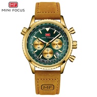 MINI FOCUS Watch Casual Men's Watch Multifunctional Quartz Watch Aviation Chronograph Men's Watch Ge