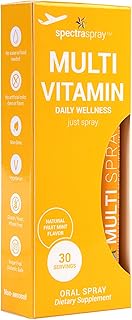 Spectraspray Multi Vitamin Pack - Oral Spray Essential Vitamins B12, D3 & Biotin | Mens Multivitamin