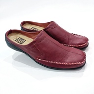 Bee Prince Sendal Sepatu Bustong Pria Kulit Selop Cowok Tutong Laki laki Daltu Slop