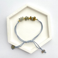 Women's Genuine Crystal Jade Natural Stone Rope Bracelet Stone Crystal Bracelet Stone Bracelet/ Genu