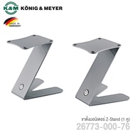 K&M® 26773 Table Monitor Stand ขาตั้งมอนิเตอร์ ทรง Z-Stand (1 คู่) สูง 25.3 ซม. รองรับน้ำหนักได้มากถ
