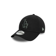 New Era หมวกรุ่น LOS ANGELES DODGERS TEAM OUTLINE 9FORTY BLACK 9FORTY CAP