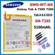 แบตเตอรี่ Samsung Galaxy Tab A 8.0 2019 T295 T290 SM-T295 Battery SWD WT N8 5100mAh แบต Samsung Gala