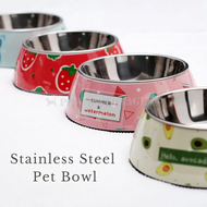 Stainless Steel Pet Food Bowl Cat Bowl Dog Bowl Anti-skid Bekas Makanan Kucing Mangkuk Makanan Kucing 猫碗