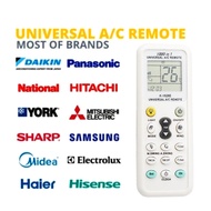 Universal Aircon Remote for Markes Kolin Koppel York Idec Imarflex Matrix Midea Mitsubishi Gree TCL