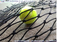 ตาข่ายกั้นสนามเทนนิส กั้นลูกเทนนิส ⭐️⭐️ความสูง 4 m. x ยาว 50 m.⭐️⭐️สีดำ 3 mm. ช่องตา 5 x 5 cm. ⭐️⭐️ทนแดด ทนฝน
