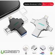 Ugreen PenDrive 1TB 2TB USB Flash Drive for IOS Android Pendrive 4in1 Smartphone Micro USB