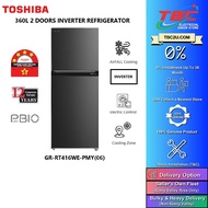 TOSHIBA GR-RT416WE-PMY(06) 360L 2-DOOR INVERTER FRIDGE / REFRIGERATOR