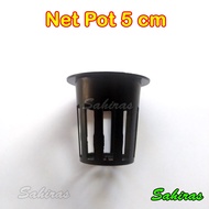 5cm Black Hydroponic Net Pot 5 cm