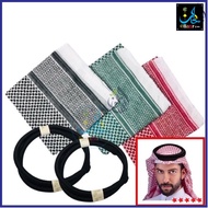 Egal & Serban Arabian Headwear kopiah arab ghutra lilit kepala Serban Maliki Kain Egal Serban Maliki