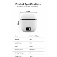 Electric Nail Filer Baby Nail Trimmer Elektrik Nail Filer Gunting Kuku 电动 指甲剪 指甲刀