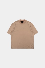 SKOOP® Basiks Mock Neck Shirt Sand