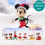 Disney Hand In Hand Blind Box Series Mickey Mouse Action Figure Donald Duck Mini Mystery Box Ornamen