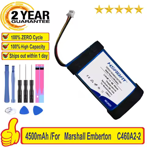 Top Brand 4500mAh C406A2-2 Battery for Marshall STANMORE II Marshall Emberton Wireless Bluetooth Spe