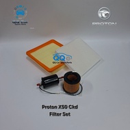 Proton X50 Oil Filter/Air Filter/Fuel Filter/Cabin Filter/Filter Set