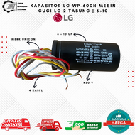Kapasitor LG WP-600N Mesin Cuci LG 2 Tabung | 6+10