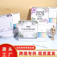 2026 Calendar Desk Calendar Book Creative Desktop Ornaments Self-Discipline Punch-in Calendar