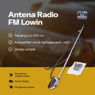 Everest Auto - Lowin Car Radio Antenna | Universal FM Radio Antenna for Various Cars FM Radio Antenn