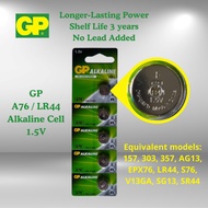 Gp A76 LR44 Alkaline Cell Battery 1.5v LR44 AG13 电池 Bateri