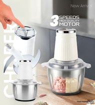 Meat Grinder MERCY Stainless 2 Lt - Food Chopper - Blender Capsule Cutter - Gilingan Daging