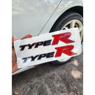 Sticker type r honda - 1pair