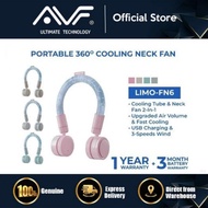 LEMOISTAR LIMO-FN6 Portable Neck Fan Detachable Bladeless Fan 360° Cooling Personal Fan Battery USB 