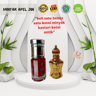 minyak apel jin original 12 ml bonus kasturi botol antik