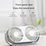 USB Mini Table Fans 2 Fan Switch Modes 3 Gear Wind Speed 360° Up Down Rotation Aromatphy Diffuser with Colorful Night Lights