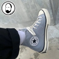 Co 1970S light gray blue gray high and low top men's and women's Canvas Shoes