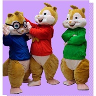 New Alvin and the Chipmunks Mascot Costume Alvin Cosplay Anime Mascot clothes
