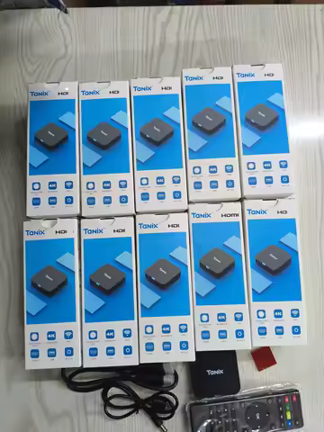 10PCS TANIX TX1 1G 8G 2G 16G Allwinner H313 Android 10 TV BOX 4K 2.4G Wifi 100M Lan Smart TV Box