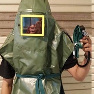 Baju Pelindung Sandblasting / Safety Sandblast hood Blue Eagle NP503