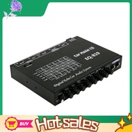 EQ-819 Multifunctional Car Equalizer Multifunctional Car Audio EQ Tuning Crossover Amplifier Paramet