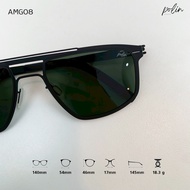 Polin แว่นกันแดด รุ่น AMG08 เนื้อวัสดุไทเทเนียมไนล้อน ยืดหยุ่น ไม่หัก เบา