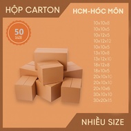 [FULL SIZE] – 50 Moving Carton Boxes, Large Sturdy 3-Layer Carton Boxes – Cheap Packing Carton Boxes