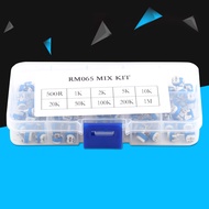 Variable Resistor 100pcs 10 Values Variable Resistor Adjustable Trimmer Potentiometer 500ohm-1M ohm