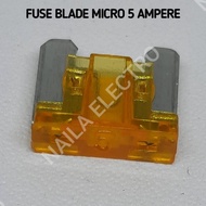 (5 Pcs) Fuse Blade MICRO 5 Ampere 5A Plug-in/Fuse Car Fuse Fuse