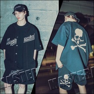 Mastermind Japan World MMJ MMW x New Era Heavyweight Cotton Baseball Shirt Patchwork Skull 大骨 棒球 短袖 