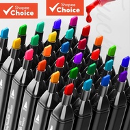 Shipping Within 24 Hours - Double-head Marker Set 2-in-1 Children's Art Pen 30 36 48 60 80 Color Alc
