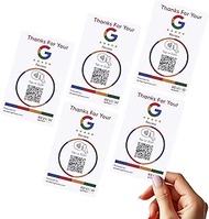 Review Tap Card for Google Reviews (5-Pack) - Credit Card Sized - Custom NFC Card with QR – Boost Bu