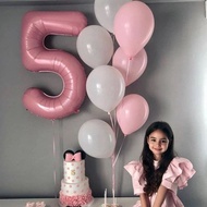 Balon Foil Angka SUPER JUMBO 100cm 0 1 2 3 4 5 6 7 8 9 Umur Old Ecer Satuan Karet Ulang Tahun Annive