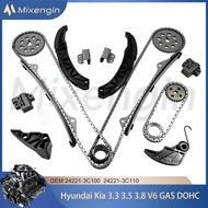 Engine Parts Timing Chain Kit For 2006-2013 3.3 3.5 3.8 V6 GAS G6DA G6DB G6DC Hyundai Azera Santa So