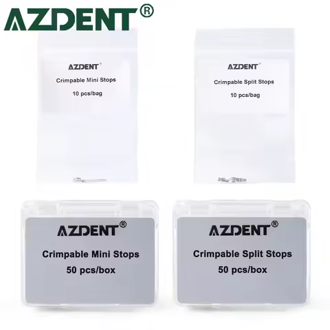 AZDENT Orthodontic Crimpable Stops Stainless Steel Archwire Bracket Positioning Tools Medical Grade