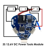 papan pelindung baterai lithium 3s 12.6v bms untuk bor e ruwdtu 8586nx