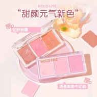 HOLD LIVE SECRET GARDEN BLUSH PALETTE 3-COLOR / HOLD LIVE 秘密花园3色腮红