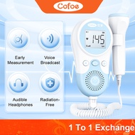 Cofoe Fetal Heart Rate Doppler Detector for Pregnant Women Home Medical Fetal Rate Monitor Heart Rat