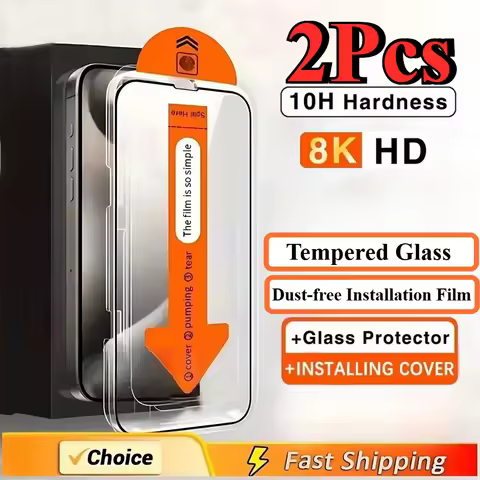 2Pcs Easy Install HD Glass for Motorola Edge 60 50 30 40 Pro Neo Clear Dust-free Protection Film for