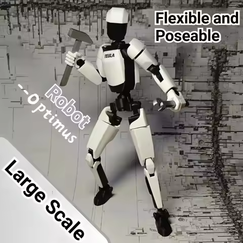 Super Articulated 3D Printed Large Scale Robot, Brand New Model Dummy13 Rich Accessories, Multiple P